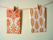 Image of cartes "vintage wallpaper" (lot de 4)