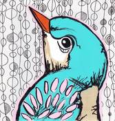 Image of Teal birdy - Print