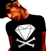 Image of Diamond & Crossbones (Black/White)