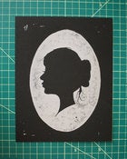 Image of "Lady" Linoleum Print  