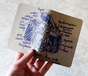 Image of photographer's journal - small pocket notebook