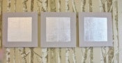 Image of silvered linen panel