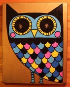 Image of custom made owl (16x20)