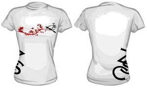 Image of ZSC Crossbow Logo Blood Splatter Women's T-shirt