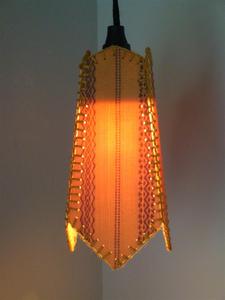 Image of Wooden-Lamp Yellow