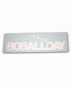 Image of 808 ALL DAY Island 12in. DIE CUT  Viynl Sticker