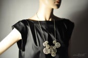 Image of silver bubble neckpiece