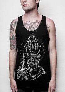 Image of "Praying Hands" Black Tank