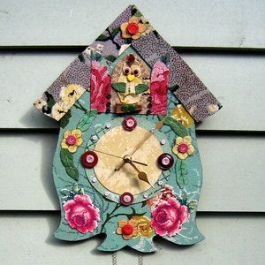 Image of "Time will Tell" Lino Cuckoo Clock