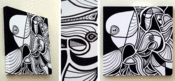 Image of Ky Wilkinson - Black & White Canvas