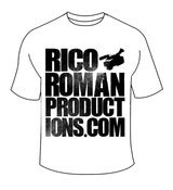 Image of Rico Roman Productions "Bold Font" T-Shirt