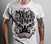 Image of MHOOP WHITE TEE (LAURIE SHIPLEY DESIGN)