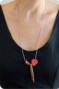 Image of Bead & Stick Necklace