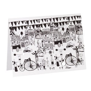 Image of Street Party – Large (Black & White)
