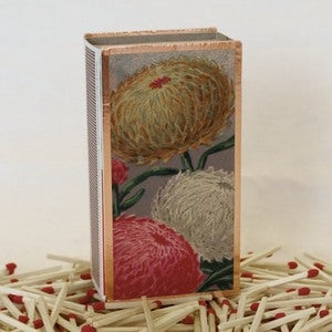 Image of Vintage French Seed Packet Floral Matchbox