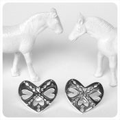 Image of ♥ PAPERCUT LOVE HEART EARRINGS #2
