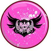 Image of Pink Graphic Button