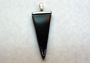 Image of Studded Black Pendant - 02
