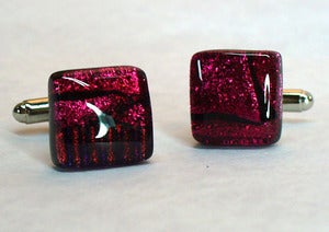 Image of Cranberry Landscape Cuff Links - 06