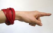 Image of Scarlet Cuff/ Skinny belt