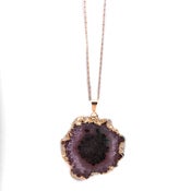 Image of Amethyst Geode Necklace