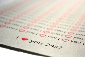 Image of I heart you 24x7 | 1pk