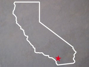 Image of 8" California Outline Decal