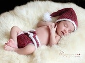 Image of Tushie Wrap and Hat Set - Santa