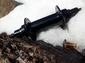 Image of 3/8'' bmx front hub (17mm thick nuts)  (10$ shipping !!)