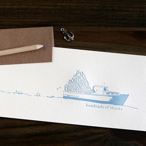 Image of Boatloads Thank-you notes