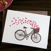 Image of Bicycle Love note