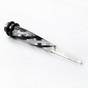 Image of Black/White Swirl Taper Expander <br><i><font size="-3">Sizes: 5mm, 6mm, 8mm, 10mm</i></font>