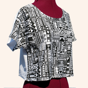 Image of Aztec Print T-shirt