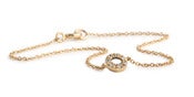 Image of Kara Ackerman <i> Audrey <i/> 14k Yellow Gold Diamond Open Circle Bracelet