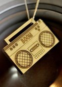 Image of Wooden Boombox