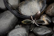 Image of Pendant-Dragonfly with Omega Chain Necklace