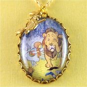 Image of Follow The Yellow Brick Road - Gold Wizard of Oz Necklace