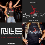 Image of Dirty Little Girl - Spaghetti Strap Girls Tee
