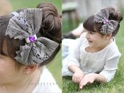Image of DELILAH crochet bow headband