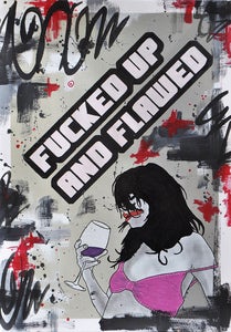 Image of F**ked Up And Flawed (Grey)