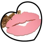 Image of Pink Lipstick Kisses Necklace