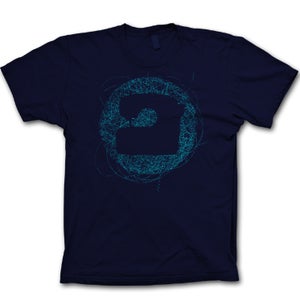 Image of T-SHIRT - BLUE - KÜTU FOLK RECORDS