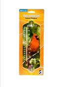 Image of 10" Indoor/Outdoor Theromemeter with Cardinal Print