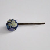 Image of Barette à cheveux en tissu Liberty