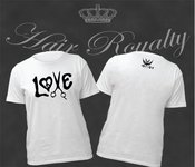 Image of Love & Peace T-Shirt (Unisex-White) FREE Shipping