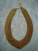 Image of Mesh V-Neck Collar Necklace