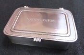 Image of "Carpe Diem" Italian Pewter Box