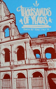 Image of THOUSANDS OF YEARS - Graffiti Art Rome Italy - Zine