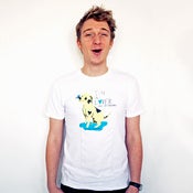 Image of I'm a lover not a fighter! (Male Tee)