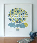 Image of NEW ballooning screenprint